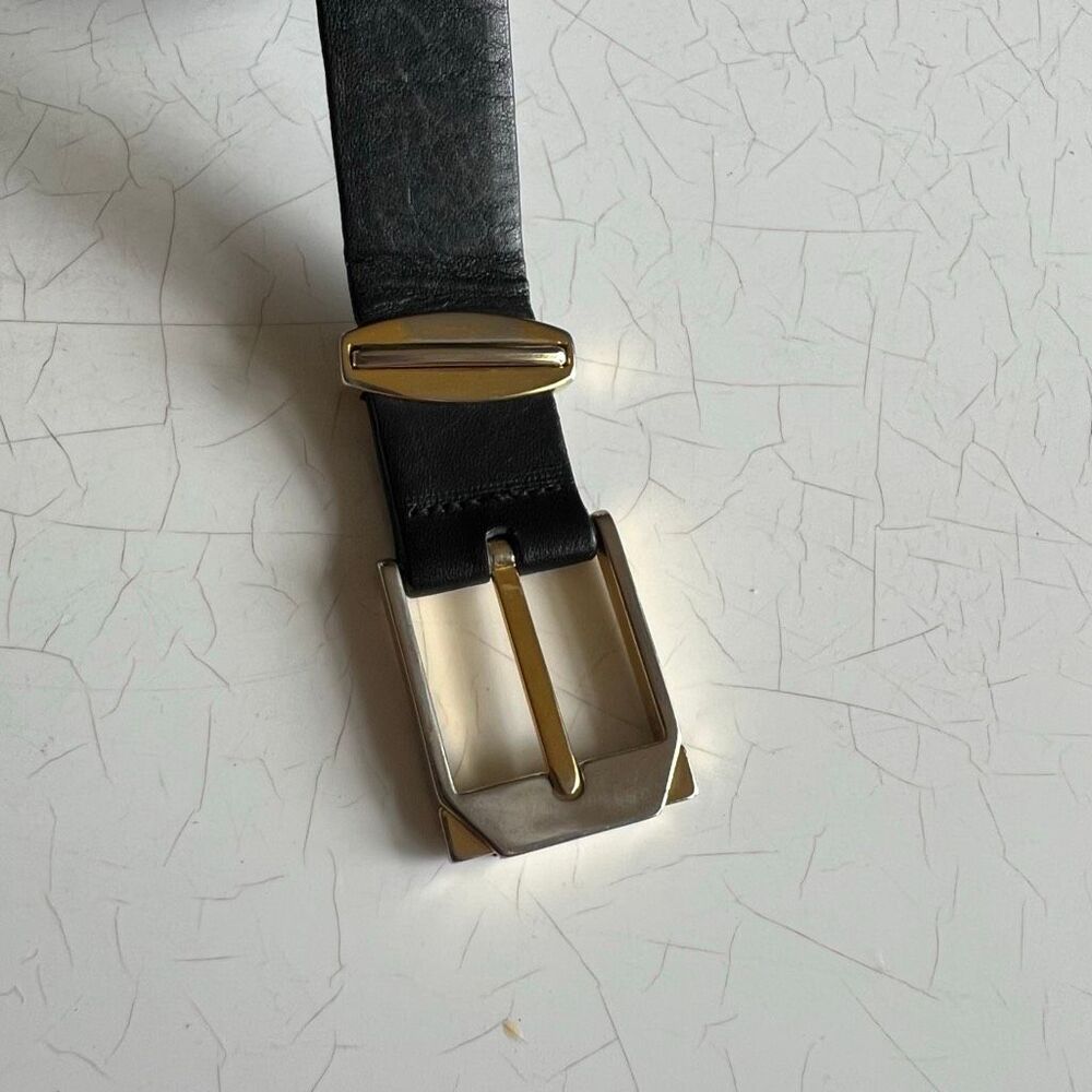 Pierre Cardin vintage leather unique buckle soft leather size 36